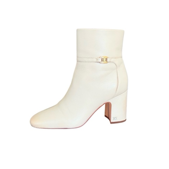 Sam Edelman | Florah Leather Heel Booties | Modern Ivory | Women’s Size 7.5 - Picture 10 of 11
